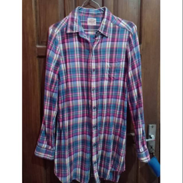 Kemeja Flanel Uniqlo/Tunik Flanel Uniqlo | Preloved Like New
