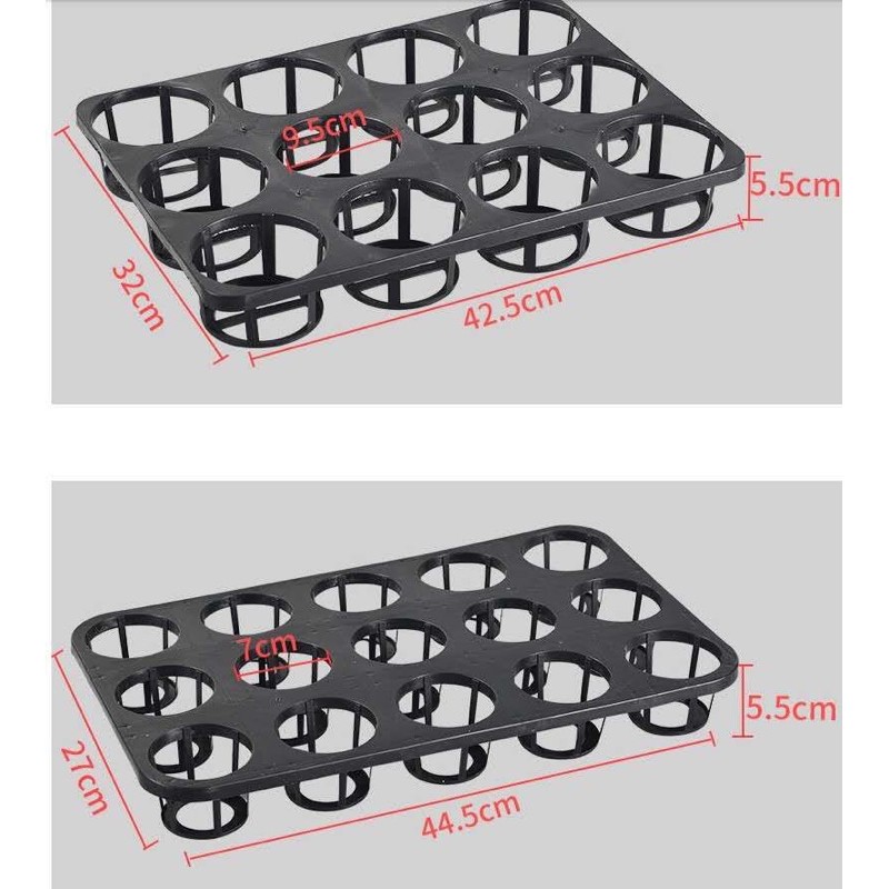 15 Hole Pot Tray Semai Bibit Tanaman Orchid Bunga Anggrek