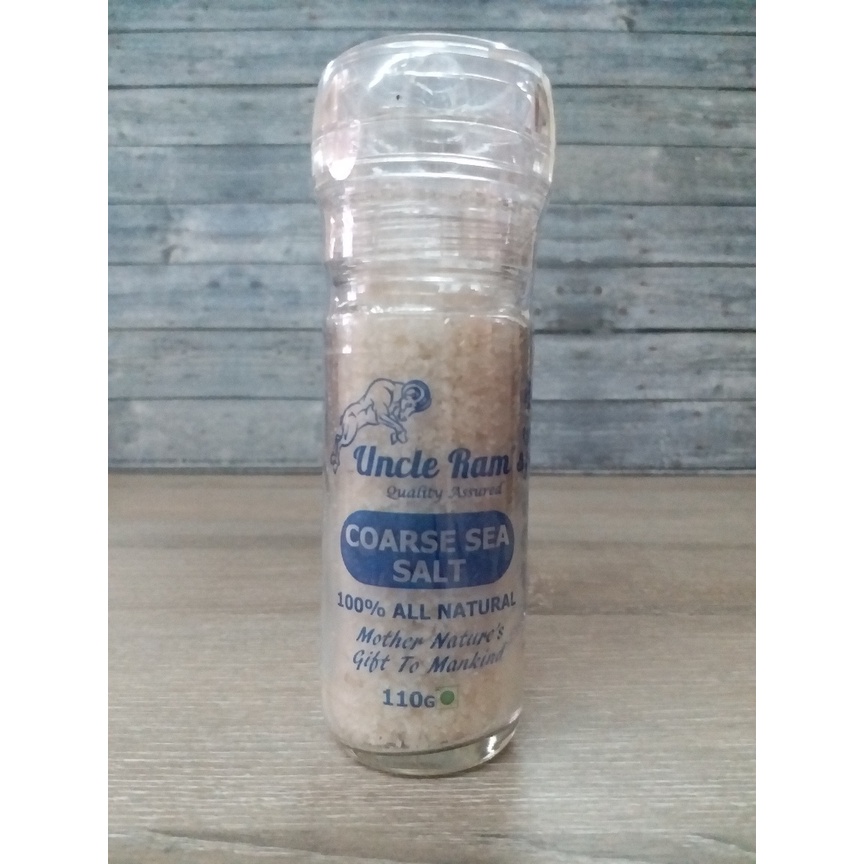 

Uncle Rams Coarse Sea Salt Botol Grinder Garam Laut Kasar Singapore Plus Bubble Wrap