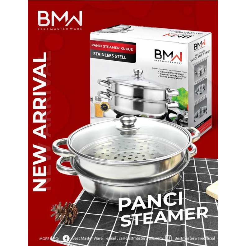 Stainless Steel dandang stimer panci kukus