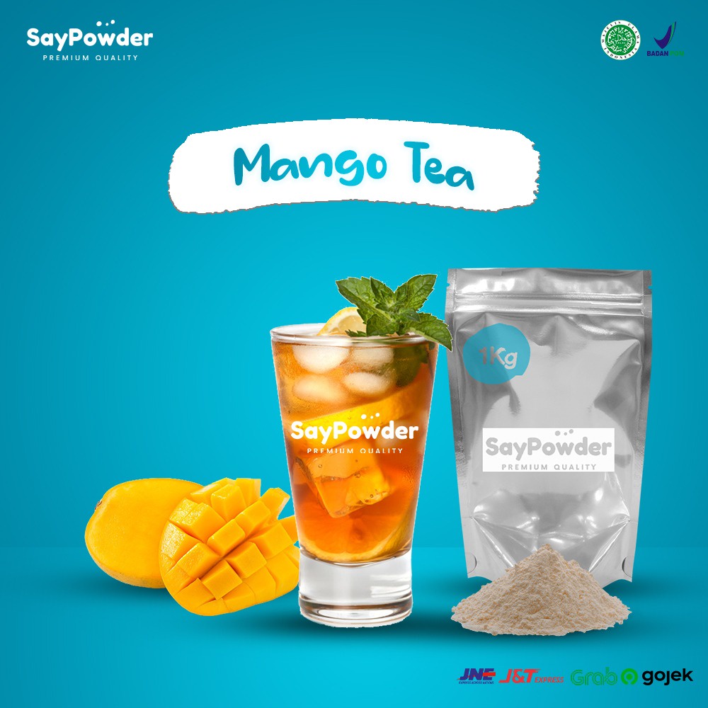 Minuman Bubuk Mango Tea 1000gr Mix Sugar serbuk minuman Best Seller / minuman bubuk / premium powder drink / minuman kekinian