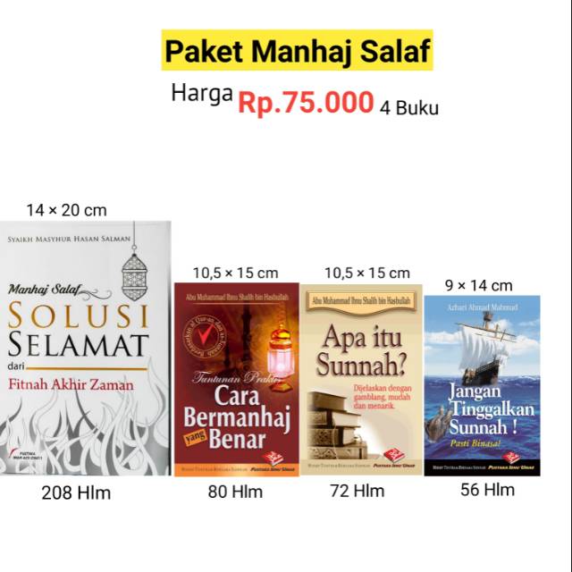Paket Manhaj Salaf
