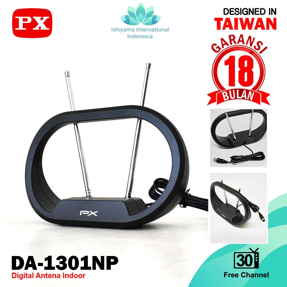 PX DA 1301 Antena TV Digital Indoor  NP DA 1301 NP Atena Dalam signal kuat bagus murah dan praktis