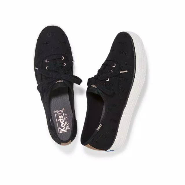 Keds Triple Hygge Embroidery Black