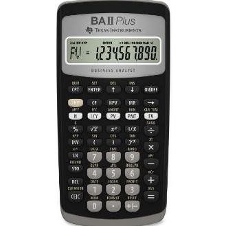 

TEXAS INSTRUMENTS BA II PLUS - STANDARD - CUCI GUDANG LHOOO