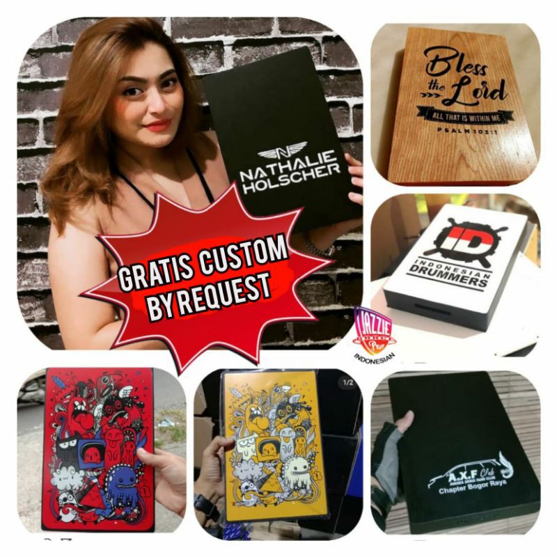 cajon travel cajon,bebas custom gambar /desain