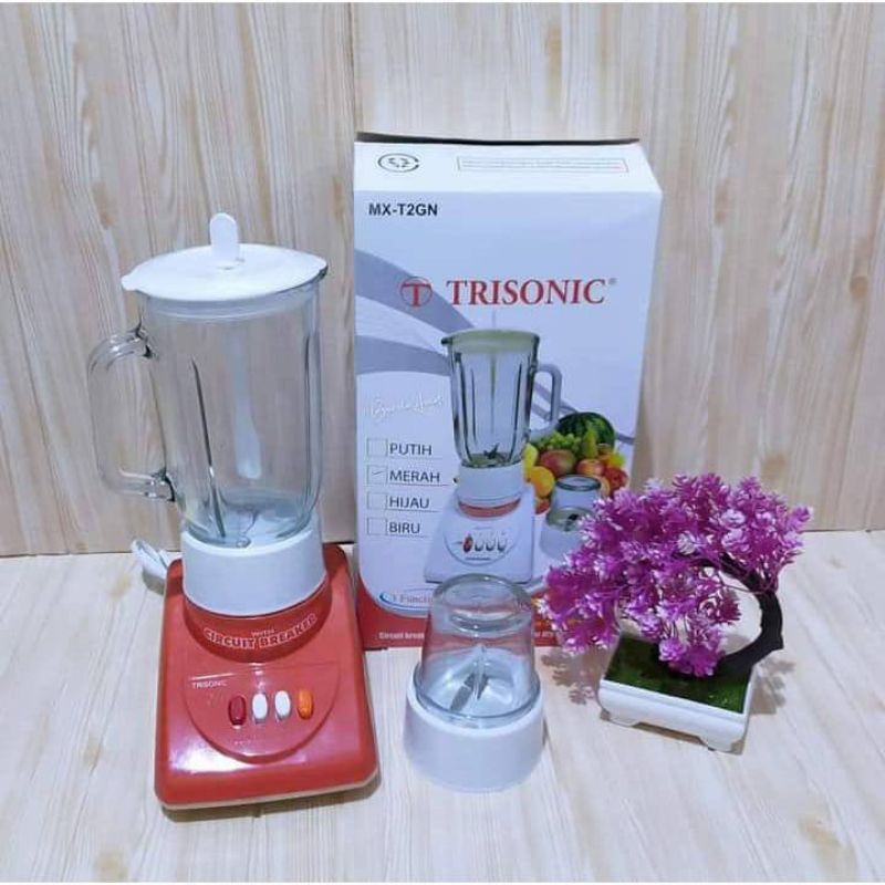 TRISONIC - Blender Kaca 2in1 6 Mata Pisau