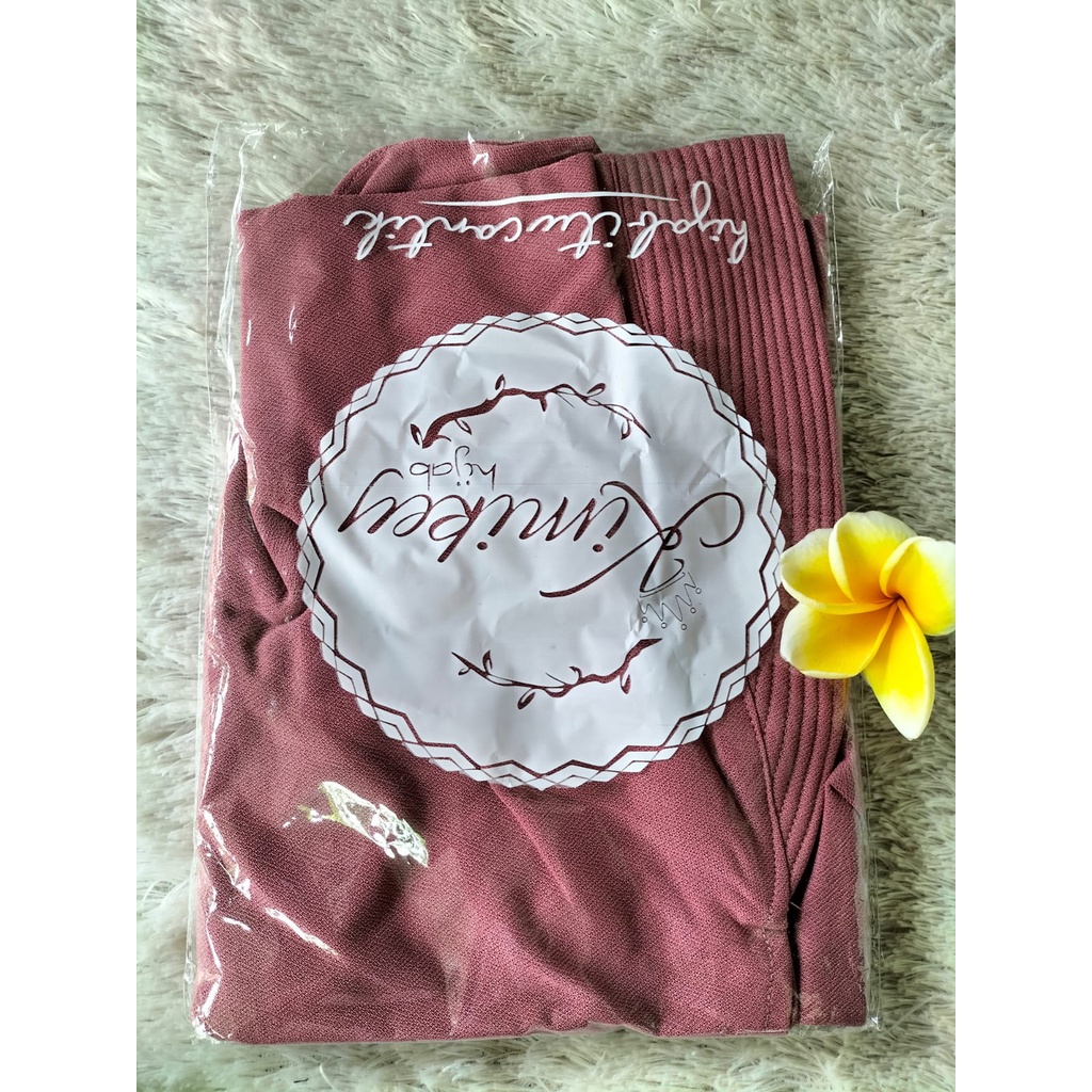 HIJAB INSTANT KIMIKEY SYAR'I  SYAZA JERSEY PREMIUM-Rose
