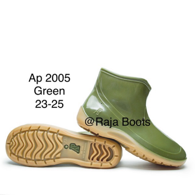 Sepatu Boot Ap Pendek Mata Kaki Hijau 2005