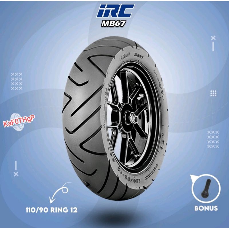 Ban Luar Blakang Irc Mb67 Tubles Bawaan Standar pabrik Honda Scoopy Led Ring 12 Original 2018 2019 2