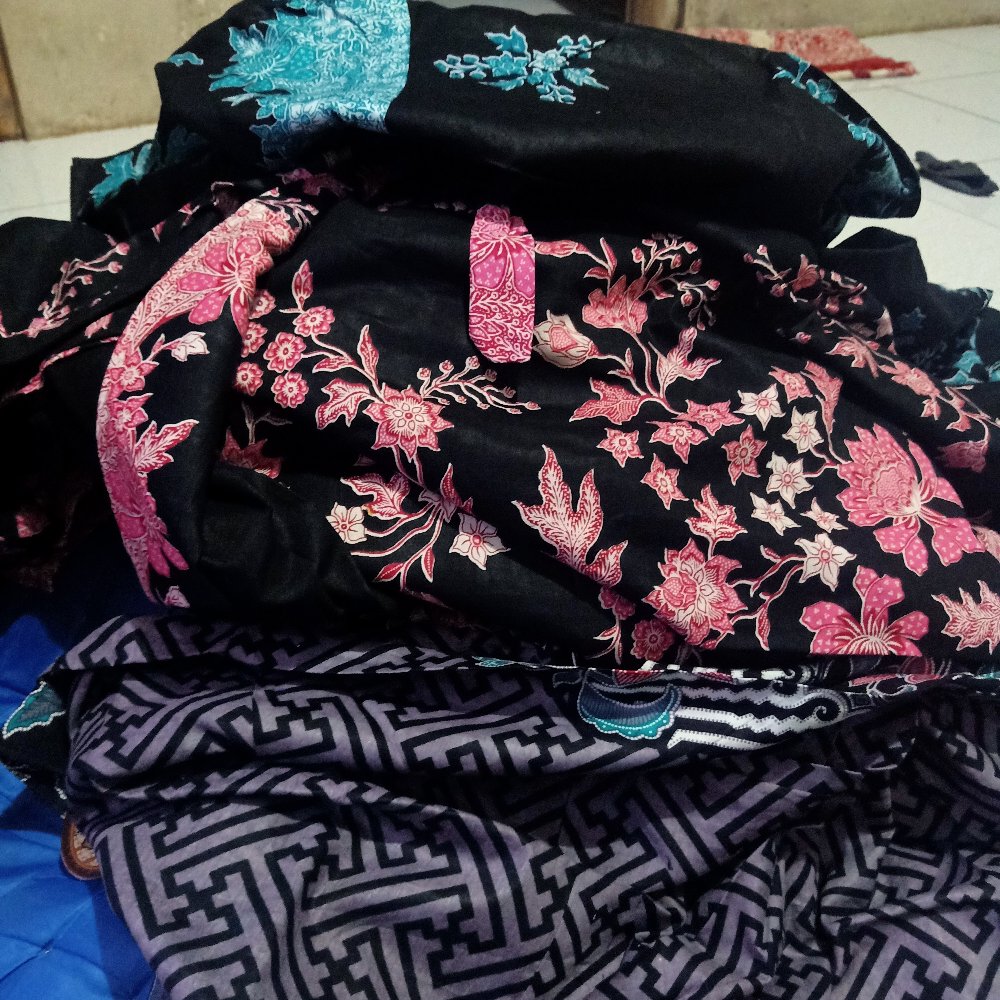 Gamis Batik Syari Madiya Katun Unggul Jaya Dress Kombinasi Mic Wolfice Sopal All Size Fit To Xl 102