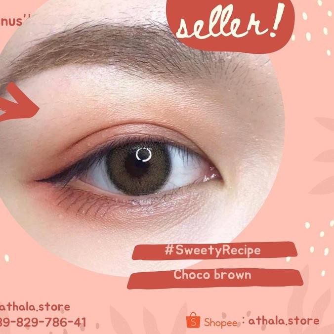 ➦ SOFTLENS RECIPE CHOCO BROWN / bisa minus ☻