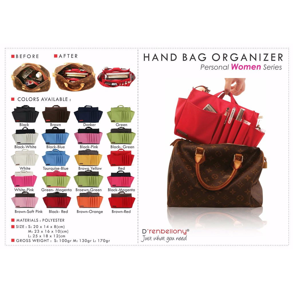 Handbag Organizer D'renbellony | Bag Organizer Large | Tas organizer | Bag in Bag