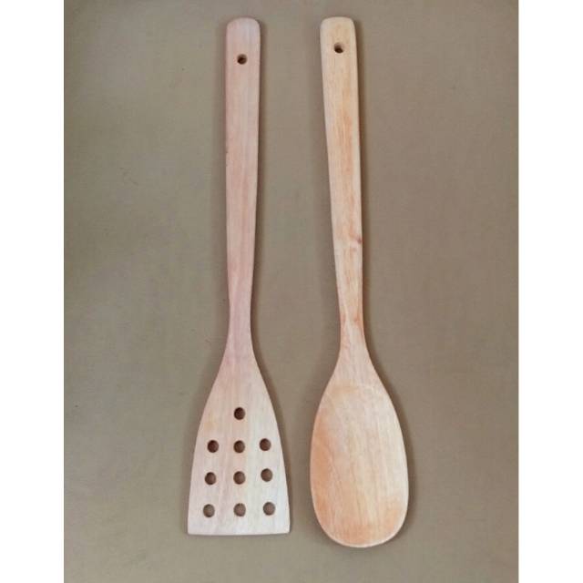 Centong panjang spatula sutil kayu panjang 2 pcs Shopee Centong panjang spatula sutil kayu panjang 2 pcs Shopee