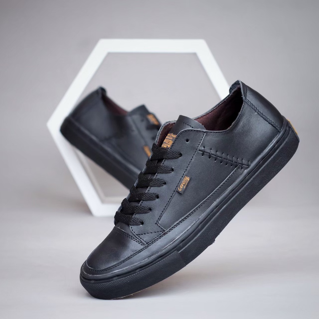 Sepatu Sneaker Pria Dante Low Kulit Asli / Sepatu Pria Casual Sneakers Kulit Asli Kets Santai Origin