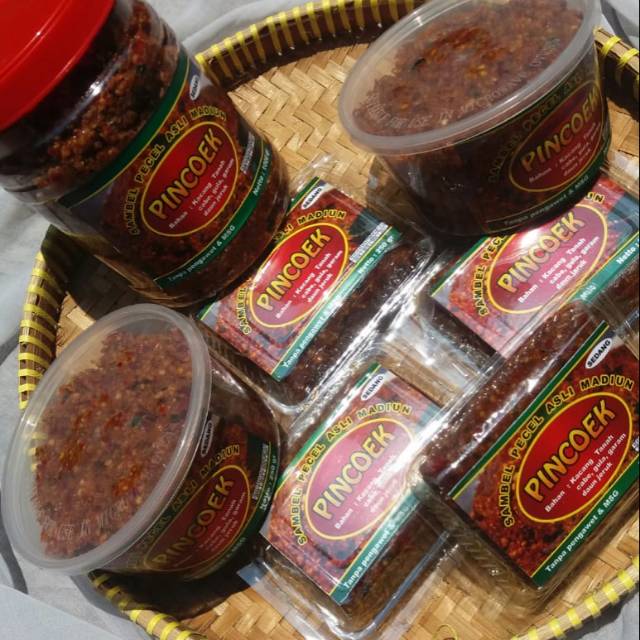 

Sambel pecel pincoek asli madiun