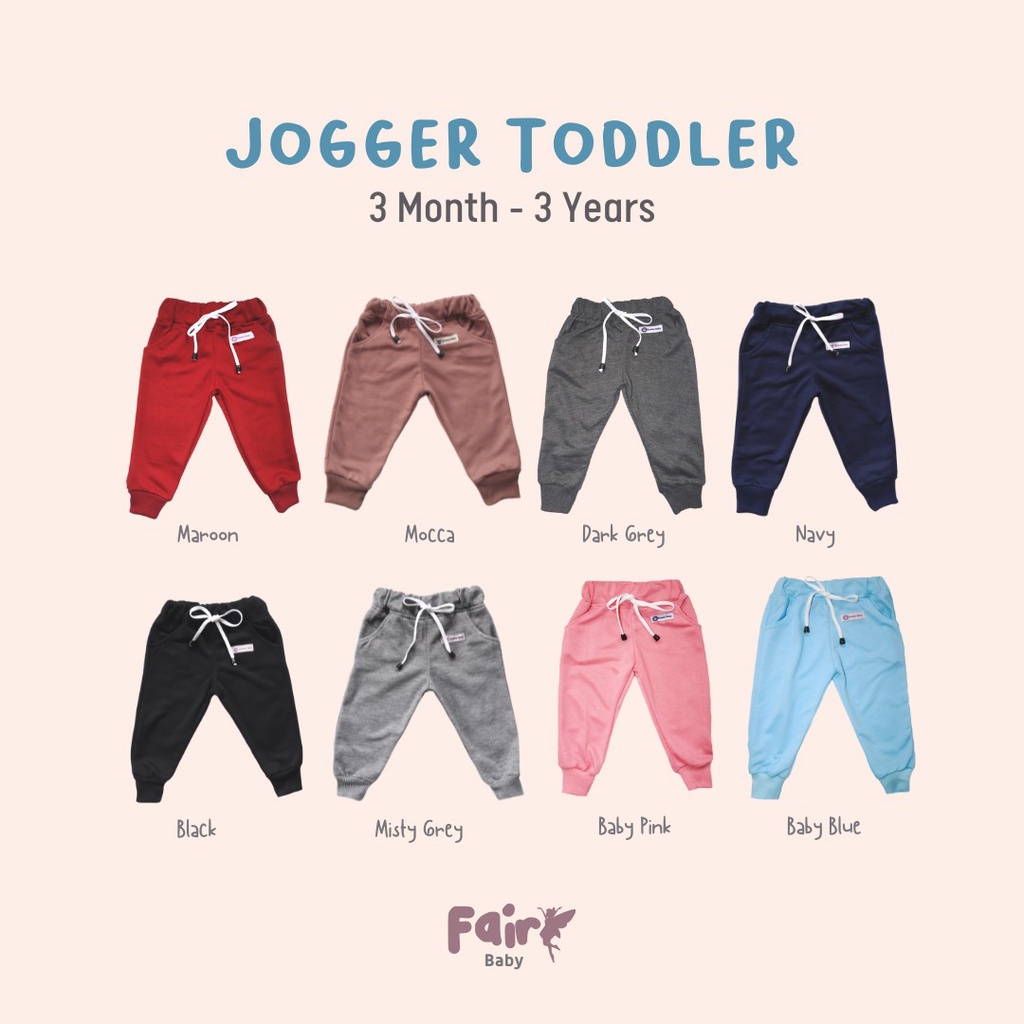 Fairy Baby Jogger Celana Panjang Bayi Todler | Celana Jogger Bayi Dan Anak