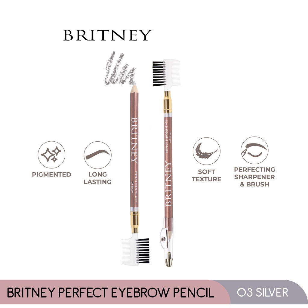 Purbasari  BRITNEY Perfect Eyebrow Pencil | Purbasari Pensil Alis by AILIN