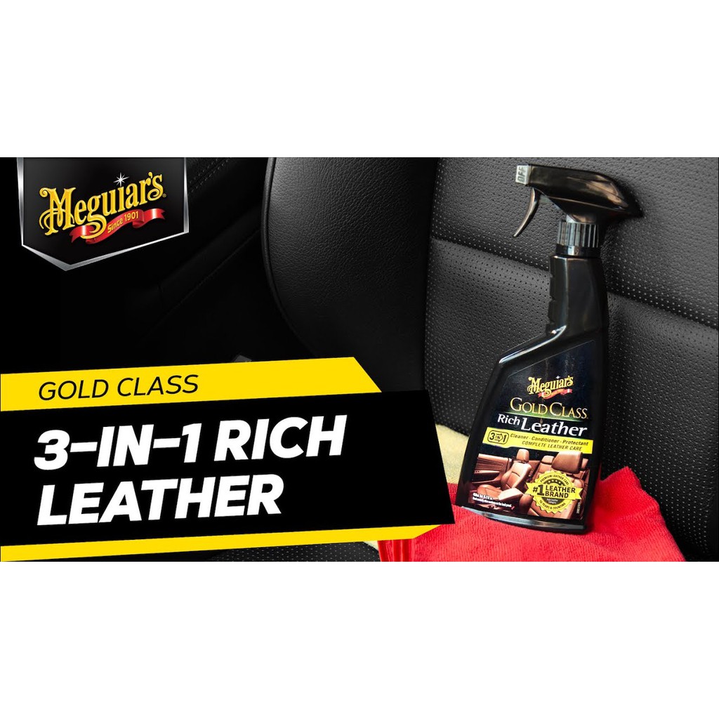 MEGUIARS Gold Class Rich Leather Spray 50mili REFILL Pembersih Pelembab Proteksi Kulit MURAH