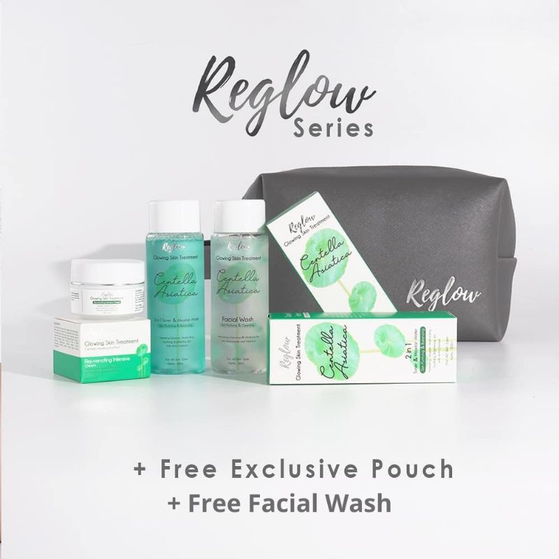 REGLOW Series Skincare By dr. Shindy - Buy 1 Get 1 Free Product-Paket+ Free Fc Wash