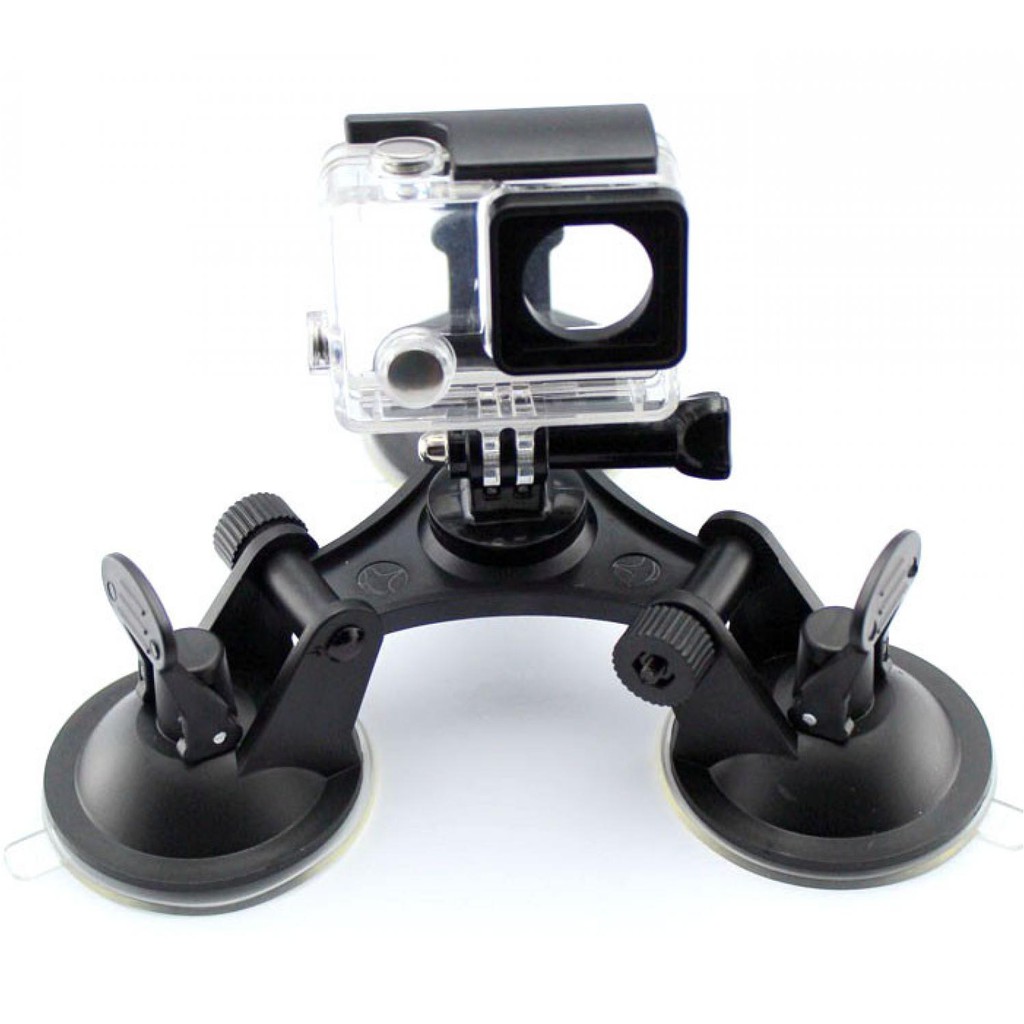 Holder Mobil GOPRO Action cam 3 Feets Triangle Suction Cup Glass Mount for Xiaomi Yi 2 4K
