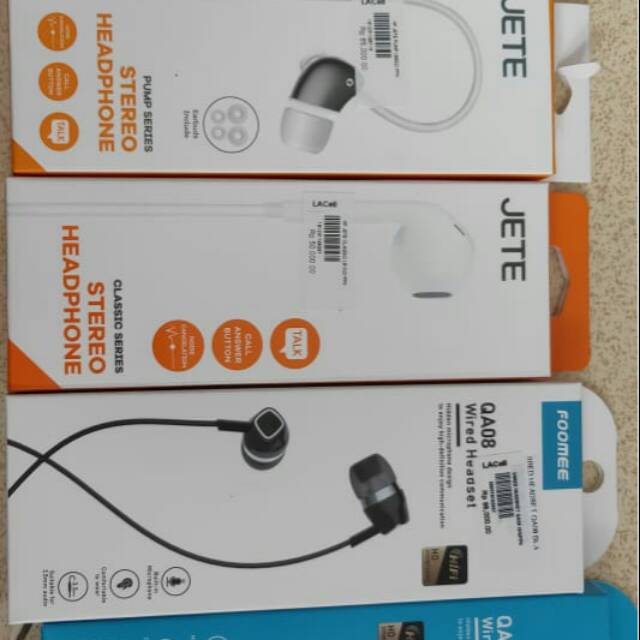 Headset jete