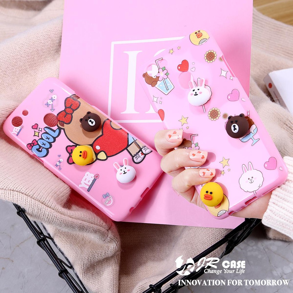 3D Head L Case Oppo Reno 8 4G Reno 8 5G Reno 8T 4G Reno 8T 5G Reno 8Z Reno 8 Pro 5G (Pink Series)