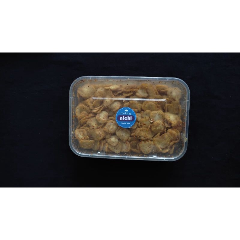

KERIPIK MORING NICHI CEMILAN PEDAS DAN ENAK