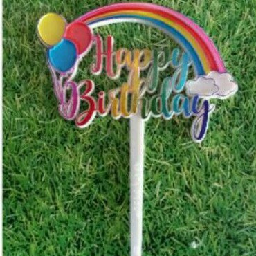 Cake Topper Happy Birthday / Cake Topper Frozen / Hiasan Kue Frozen