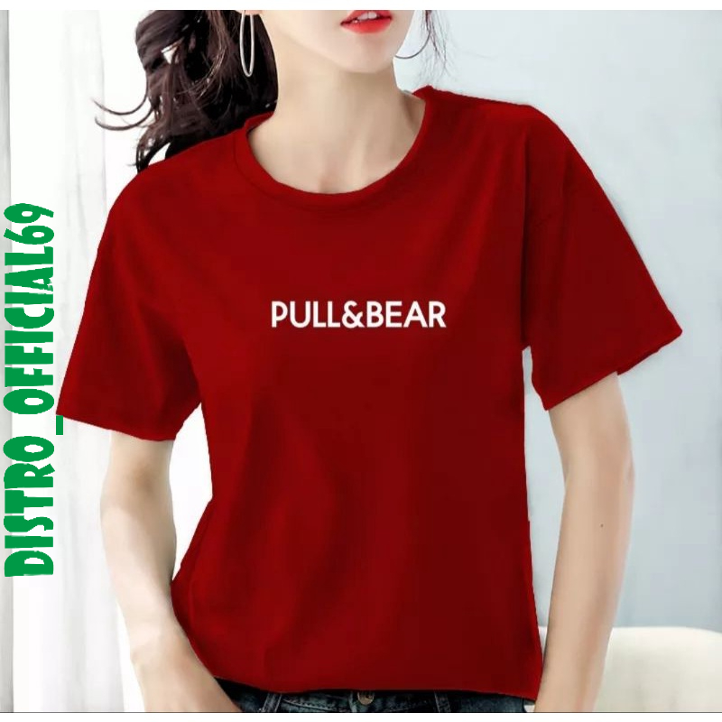 KAOS DISTRO CEWEK/T-SHIRT WANITA/Kaos Oblong/Atasan CEWEK/ KAOS VIRAL/PULL dan BEAR