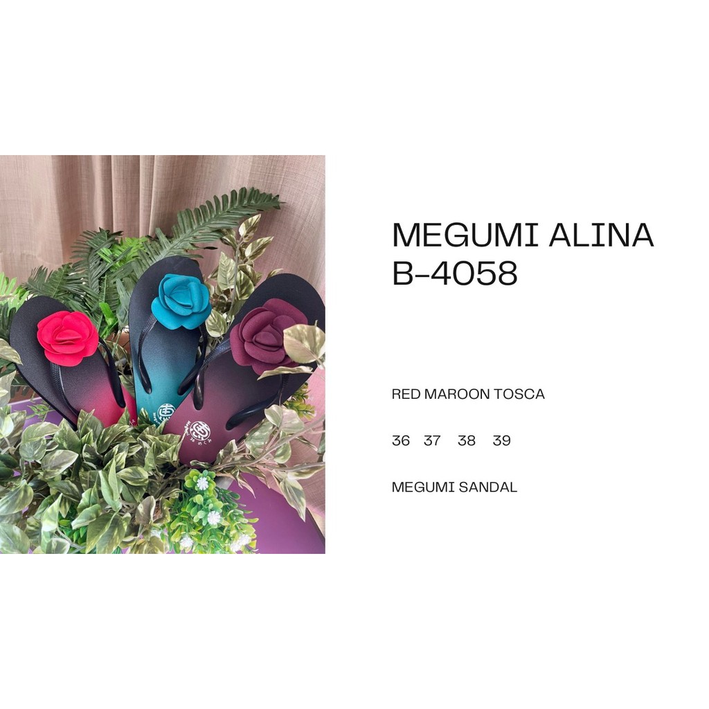 Sandal japit wanita Megumi  Alina
