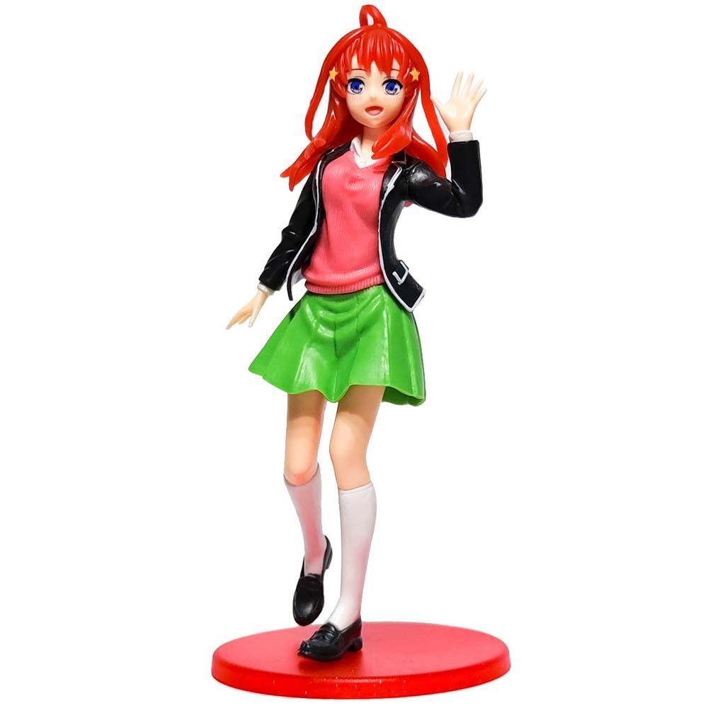 Mxbeauty Nakano Miku Action Figure Anime Patung Nakano Miku Miniatur Gotoubun No Hanayome Ornamen Desktop Klasik
