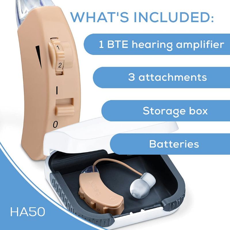 BEURER Alat Bantu Dengar Hearing Aid Beurer HA-50 Original Bergaransi Resmi 3 Tahun