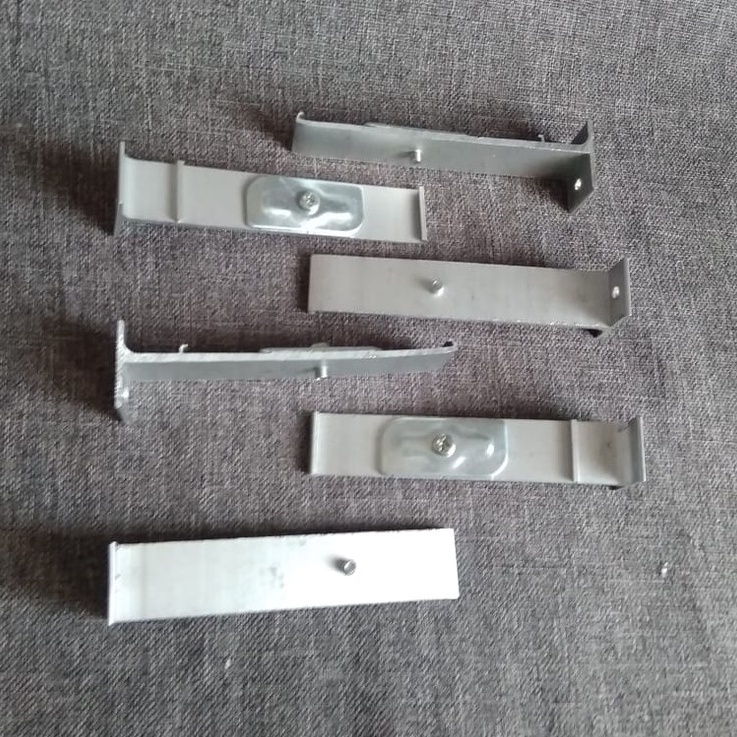 BRACKET / BREKET / DOUBLE ALUMINIUM / KAKI PIPA OVAL GORDEN MURAH