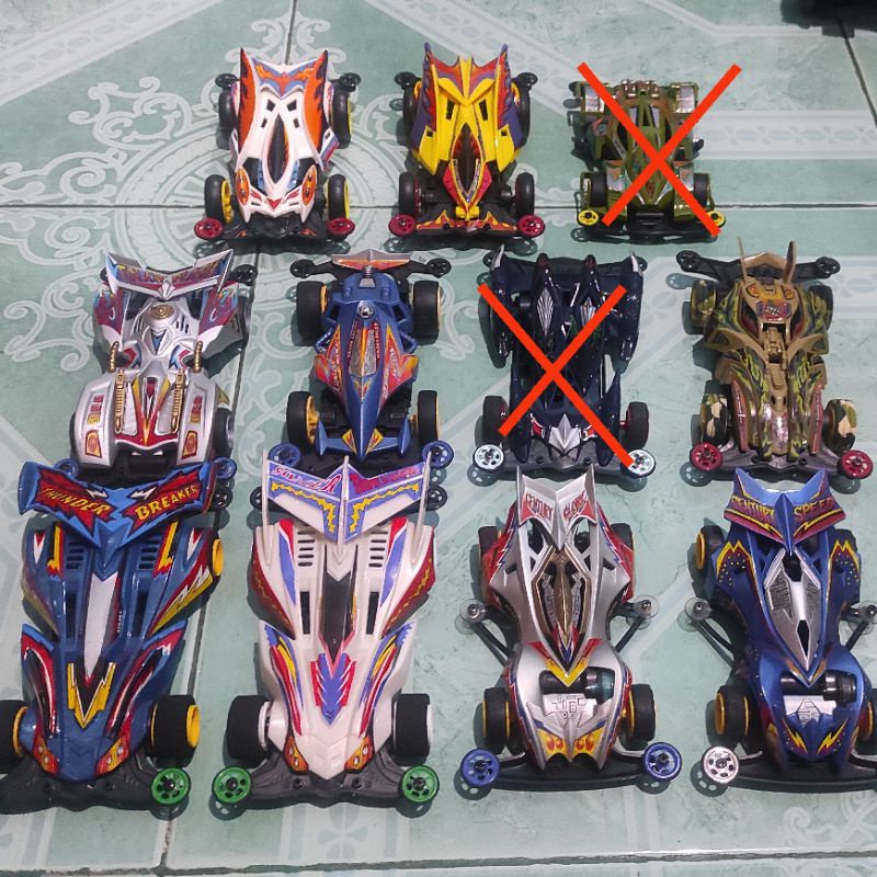 Paket Mini4wd Auldey Team of Dream