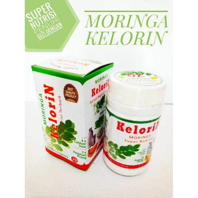 Moringa kelorin kapsul daun kelor