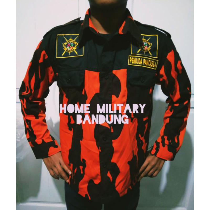 NEW BAJU/KAMEJA PEMUDA PANCASILA BORDIR KOMANDO INTI KAMEJA PP KAMEJA KOTI PP