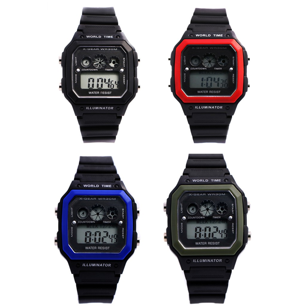 VORTEX X-GEAR 002 Jam Tangan Digital Sporty Design - Men Watches - Jam Tangan Digital