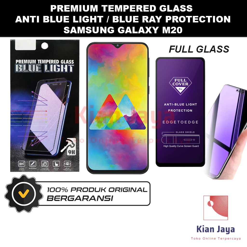 Tempered Glass Samsung Galaxy M20 Anti Blue Light Hp Temper Anti Gores