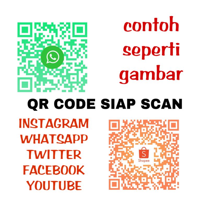 

PEMBUATAN QR CODE / KODE QR | GRATIS ONGKIR