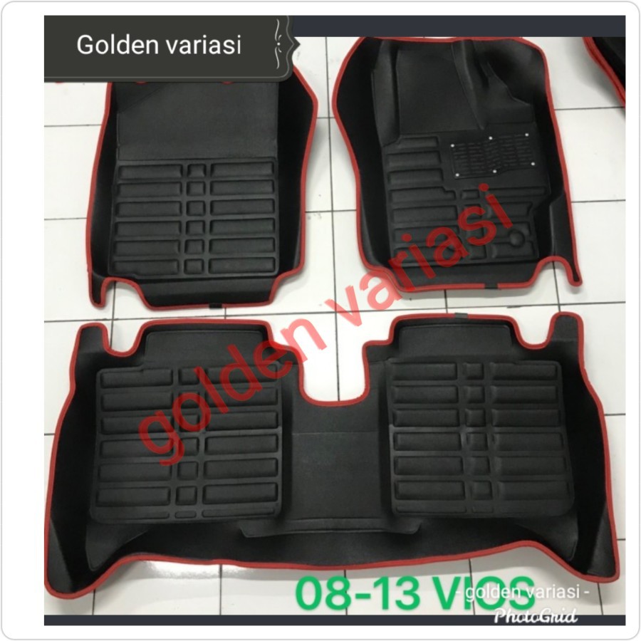 Karpet Mobil 5D Premium Toyota Vios 2008 - 2013 2 Baris