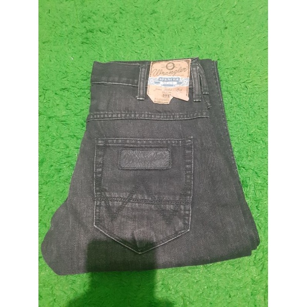 Wrangler Spencer The Slim Black Celana panjang jeans Original 100%