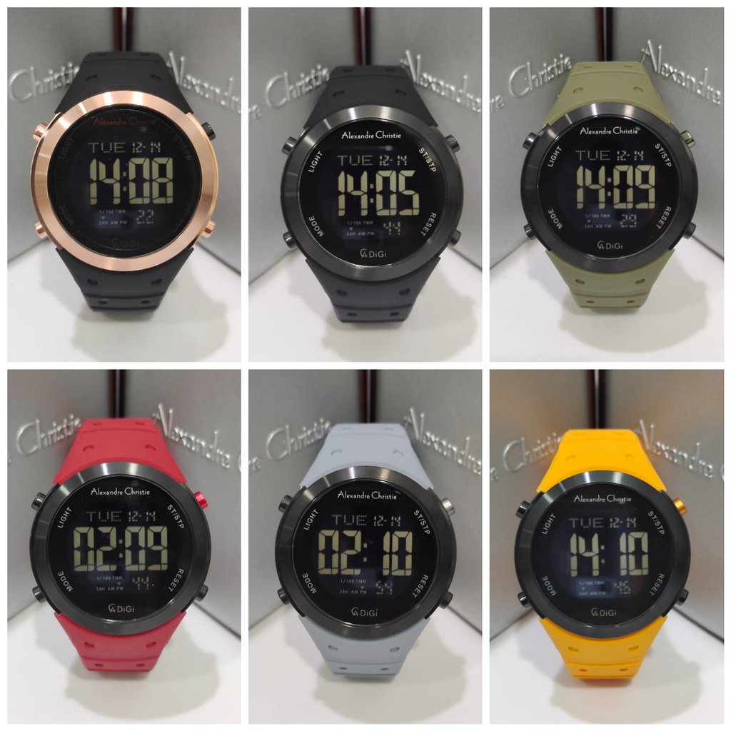 Jam Pria Alexandre Christie A9350 AC 9350 Original Garansi Resmi Alexander Christie Free Baterai