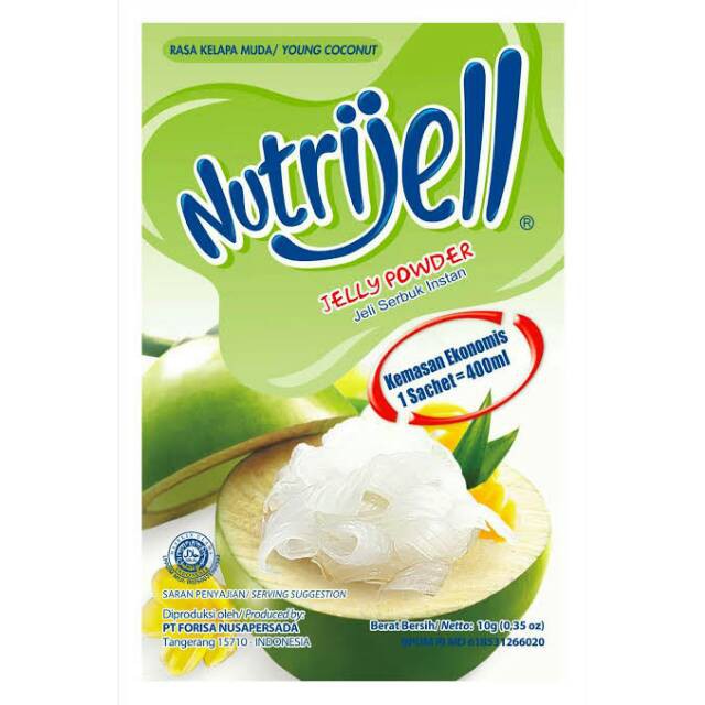 

Nutrijell Kelapa Muda Kemasan Ekonomis 400 ml