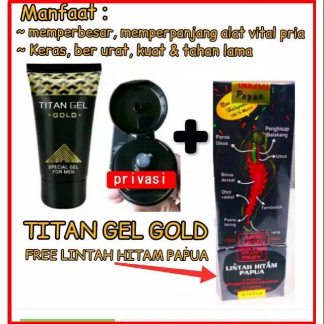 Titan Gel Original obat kuat panjang stamina pria tahan lama| Titan Gel Rusia Original