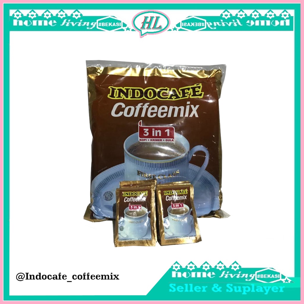 

Kopi INDOCAFE coffeemix 10 pc @ 20 gr