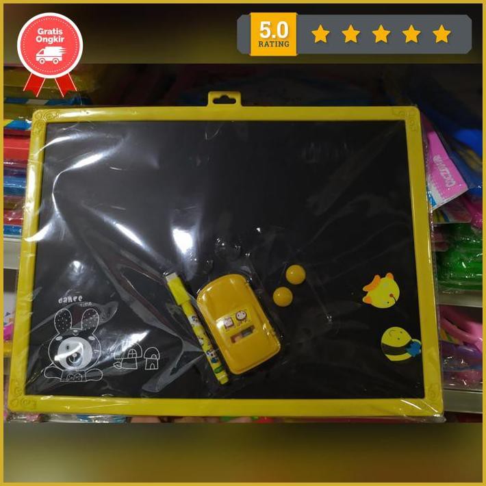 

Papan Tulis Anak Besar Kapur Black And White Board Panjang 40 Cm Exclusive