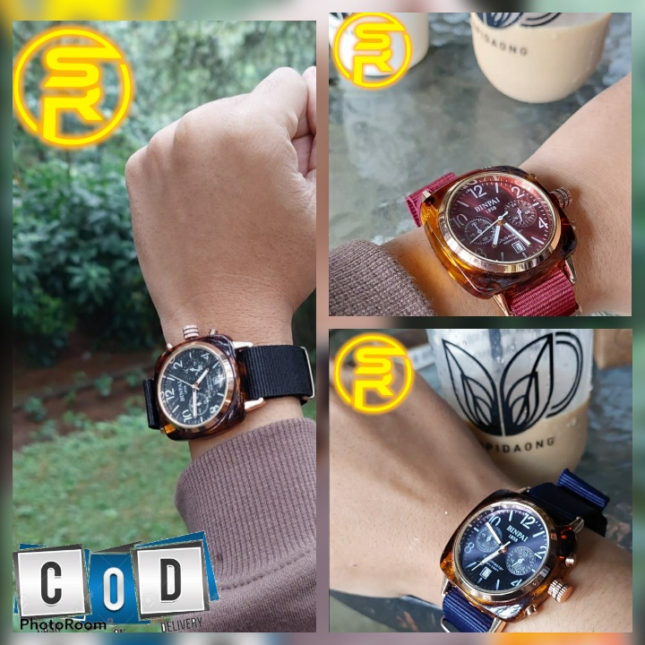 COD - JAM TANGAN KOREA PRIA &amp; WANITA MEWAH CASUAL ELEGANT KEKINIAN (TANGGAL AKTIF)