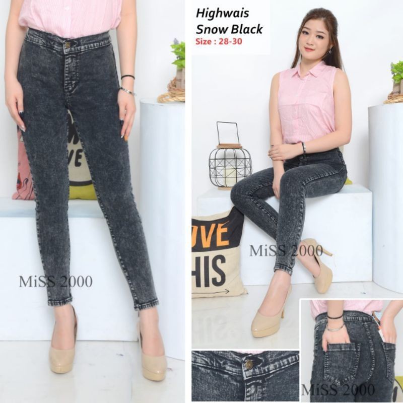 HIGHT WAIST PREMIUM MISS 2000/JEANS HW MISS 2000 SIZE 28-34