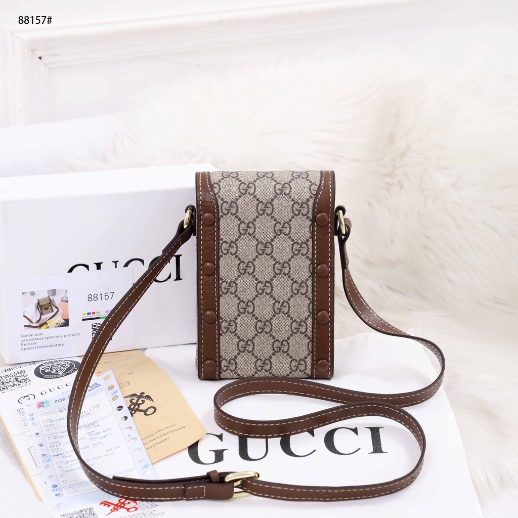 Gucci HP Leather GG Sling Bag #88157